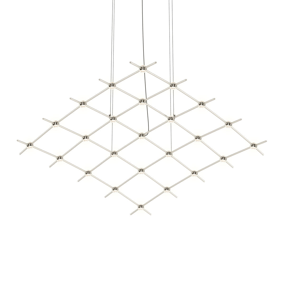 Verelune Aquarius Medius Pendant Light Metal & Acrylic 121.75"W x 50.5"D