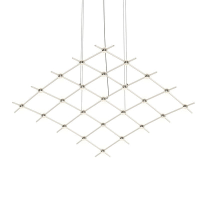Verelune Aquarius Medius Pendant Light Metal & Acrylic 121.75"W x 50.5"D