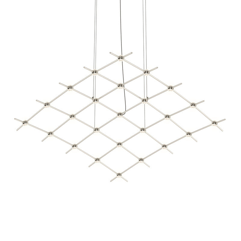 Verelune Aquarius Medius Pendant Light Metal & Acrylic 121.75"W x 50.5"D