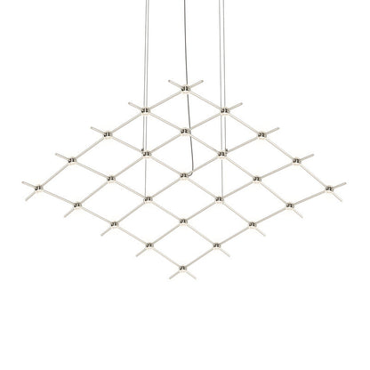 Verelune Aquarius Medius Pendant Light Metal & Acrylic 121.75"W x 50.5"D
