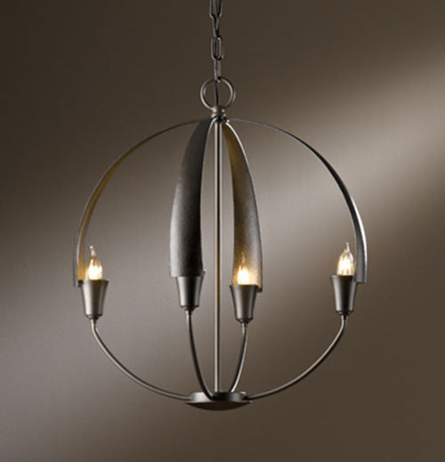 Avievyn Chandelier Metal 19"D