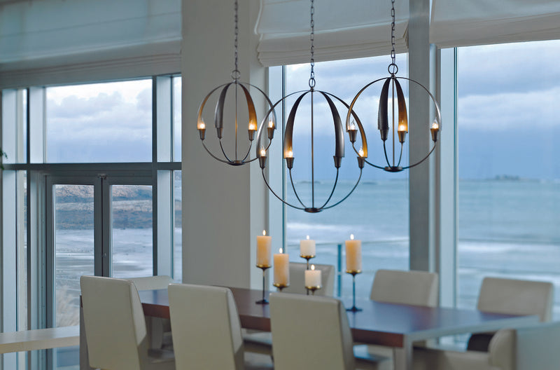 Avievyn Chandelier Metal 19"D