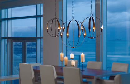Avievyn Chandelier Metal 19"D