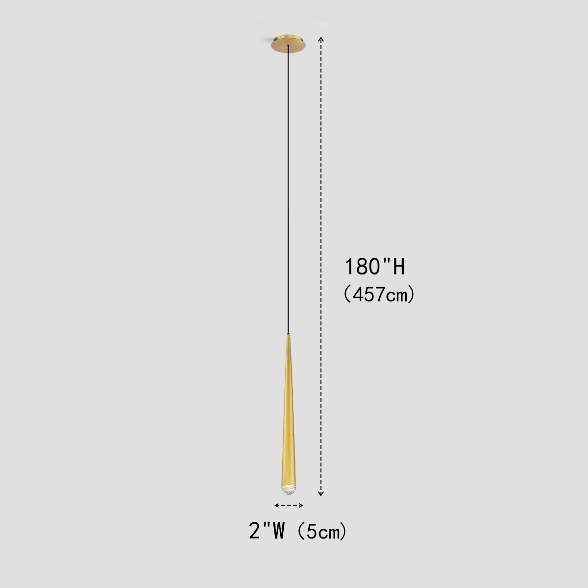 Alren Round Tubular Pendant - Richardrider