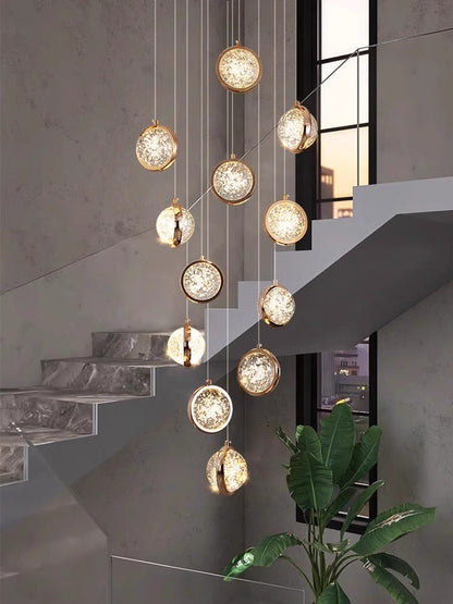 Reina Crystal Long Chandelier - Richardrider