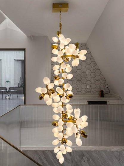 Large Branch Copper Chandelier with Grape Shape - Richardrider