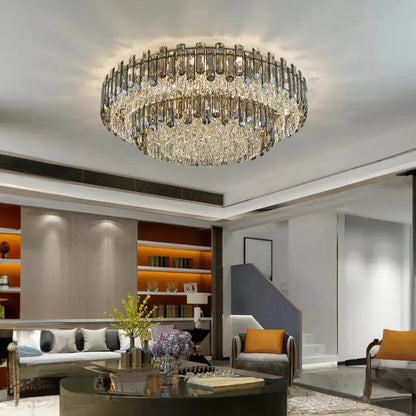 Arina Luxury Round Crystal Chandelier 31" - Richardrider