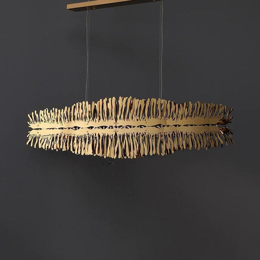 Clemo Island Gold Chandelier In Stainless Steel - Richardrider