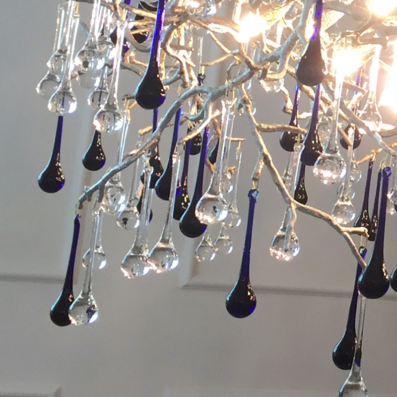 Iris Raindrop Crystal Branch Chandelier 31'' 39'' 47'' - Richardrider