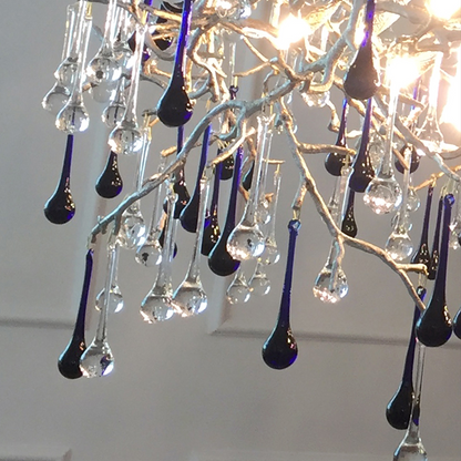 Iris Raindrop Crystal Branch Chandelier 31'' 39'' 47'' - Richardrider