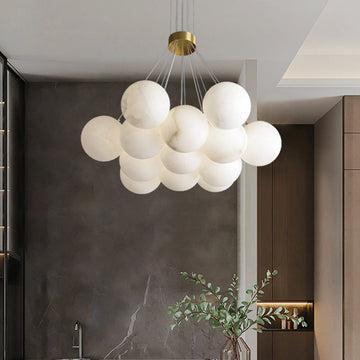 Alabaster Anne Ceiling Pendant 7/19 Lights - Richardrider