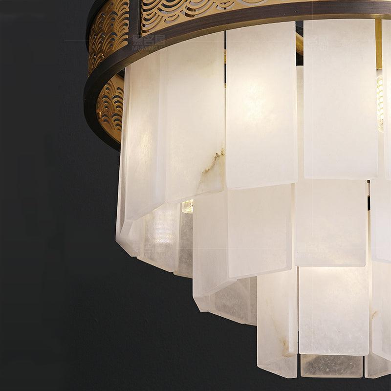 Marble Alabaster Lorry Multi-layer Classic Chandelier - Richardrider