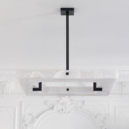 Glacera Square Alabaster Chandelier - Richardrider