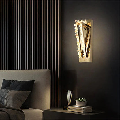 Cervine Wesley Rock Crystal Wall Sconce - Richardrider