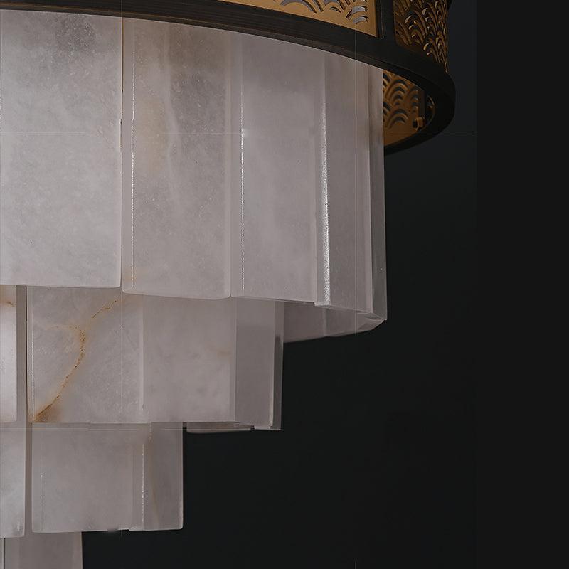 Marble Alabaster Lorry Multi-layer Classic Chandelier - Richardrider