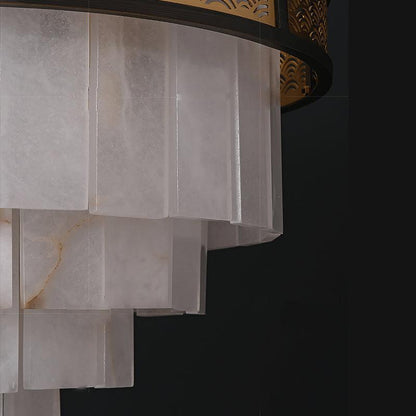 Marble Alabaster Lorry Multi-layer Classic Chandelier - Richardrider
