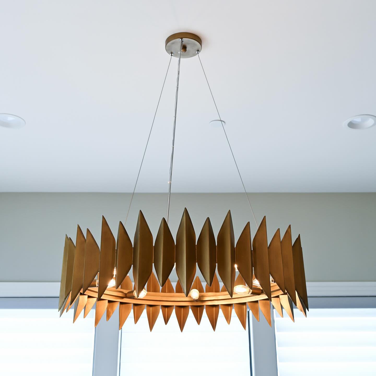 Jaremere Chandelier Wrought Iron 32.75"D