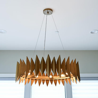 Jaremere Chandelier Wrought Iron 32.75"D