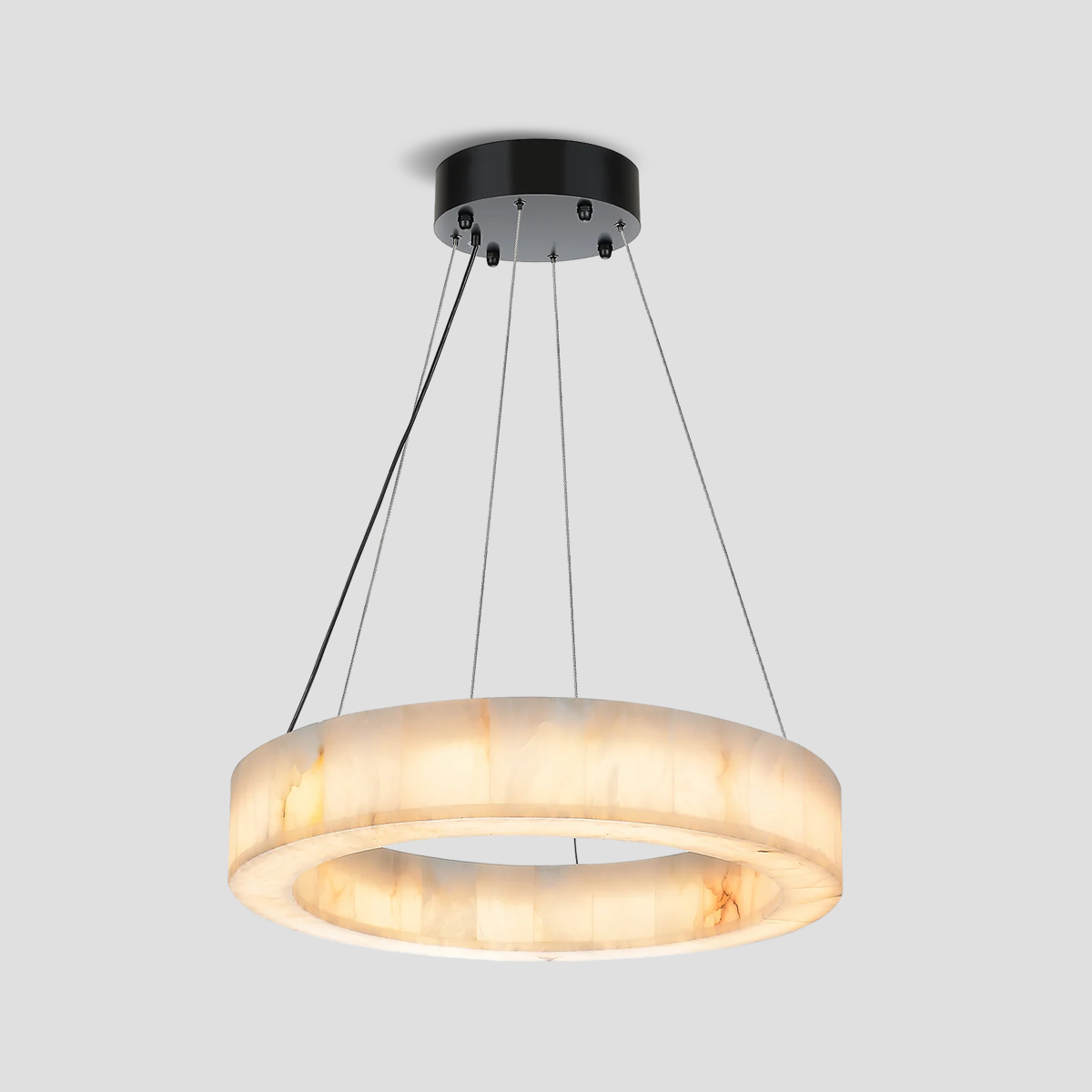 Alabaster Halo Ring Chandelier - Richardrider