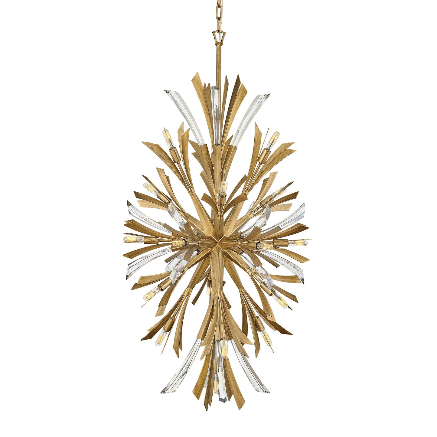 Vereiwyn Orb Chandelier Steel & Glass 22"W x 22"D