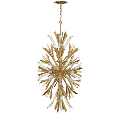 Vereiwyn Orb Chandelier Steel & Glass 22"W x 22"D