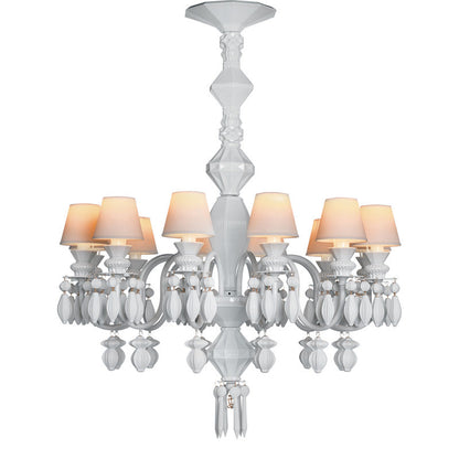 Naroolix de Nuit 12 Lights Chandelier Porcelain 25.6"D
