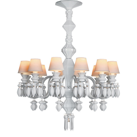 Naroolix de Nuit 12 Lights Chandelier Porcelain 25.6"D