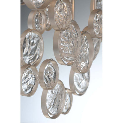 Mirella Trento Clustered Glass Linear Chandelier - Richardrider