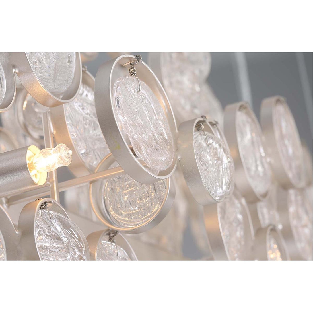 Mirella Trento Clustered Glass Linear Chandelier - Richardrider