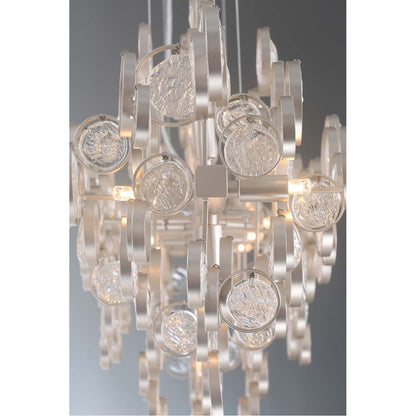 Mirella Trento Clustered Glass Linear Chandelier - Richardrider