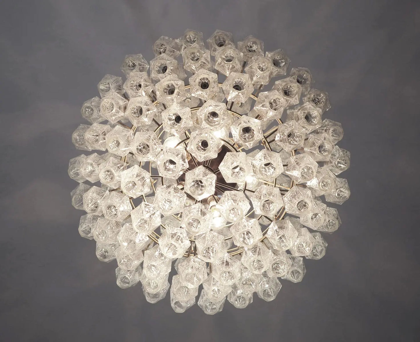 Murano Chandelier – 140 glasses – Transparent