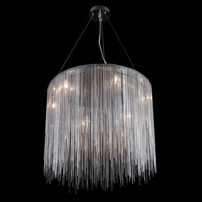 Sleek Beam Round Pendant