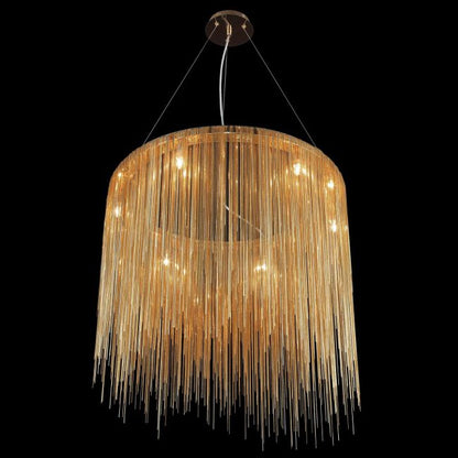 Sleek Beam Round Pendant