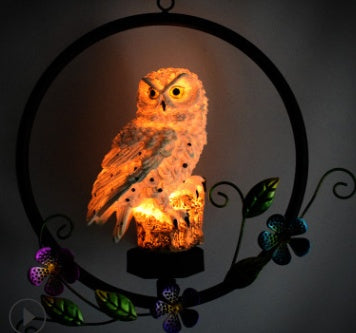 Owl Iron Pendant LED Light