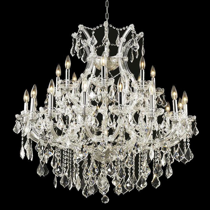 36″ maria theresa chandeliers luxury crystal