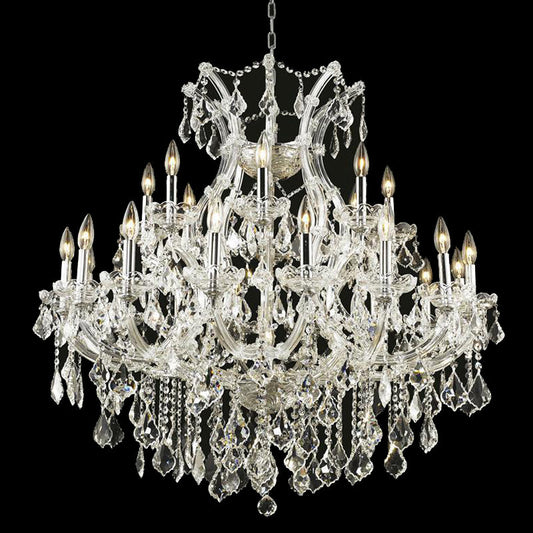 36″ maria theresa chandeliers luxury crystal