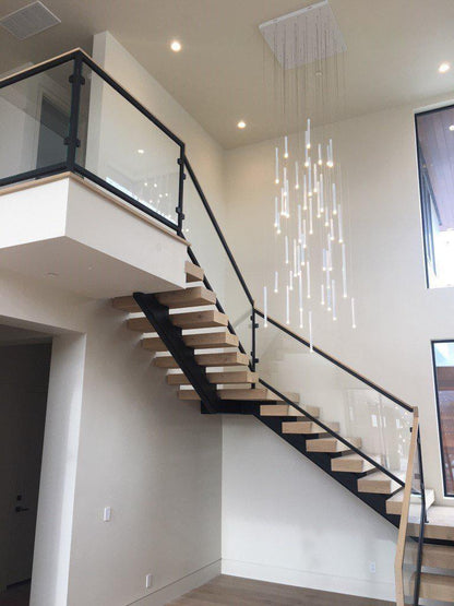 Bellini Square Tubular Pendant Light Chandelier - Richardrider
