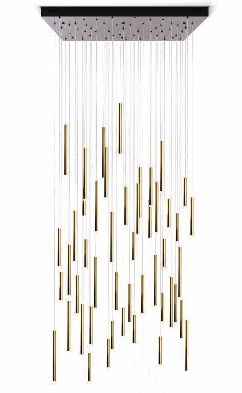 Bellini Square Tubular Pendant Light Chandelier - Richardrider