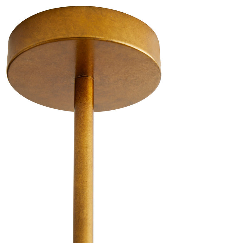 Yorylora Chandelier Iron & Steel & Wood 30"D