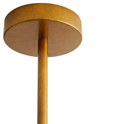 Yorylora Chandelier Iron & Steel & Wood 30"D