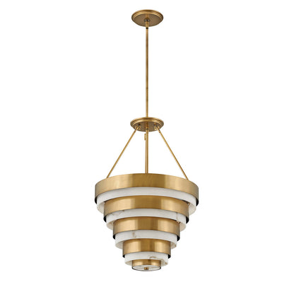 Beliorin Multi Tier Chandelier Steel & Glass 18"D