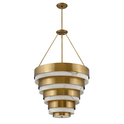 Beliorin Multi Tier Chandelier Steel & Glass 18"D