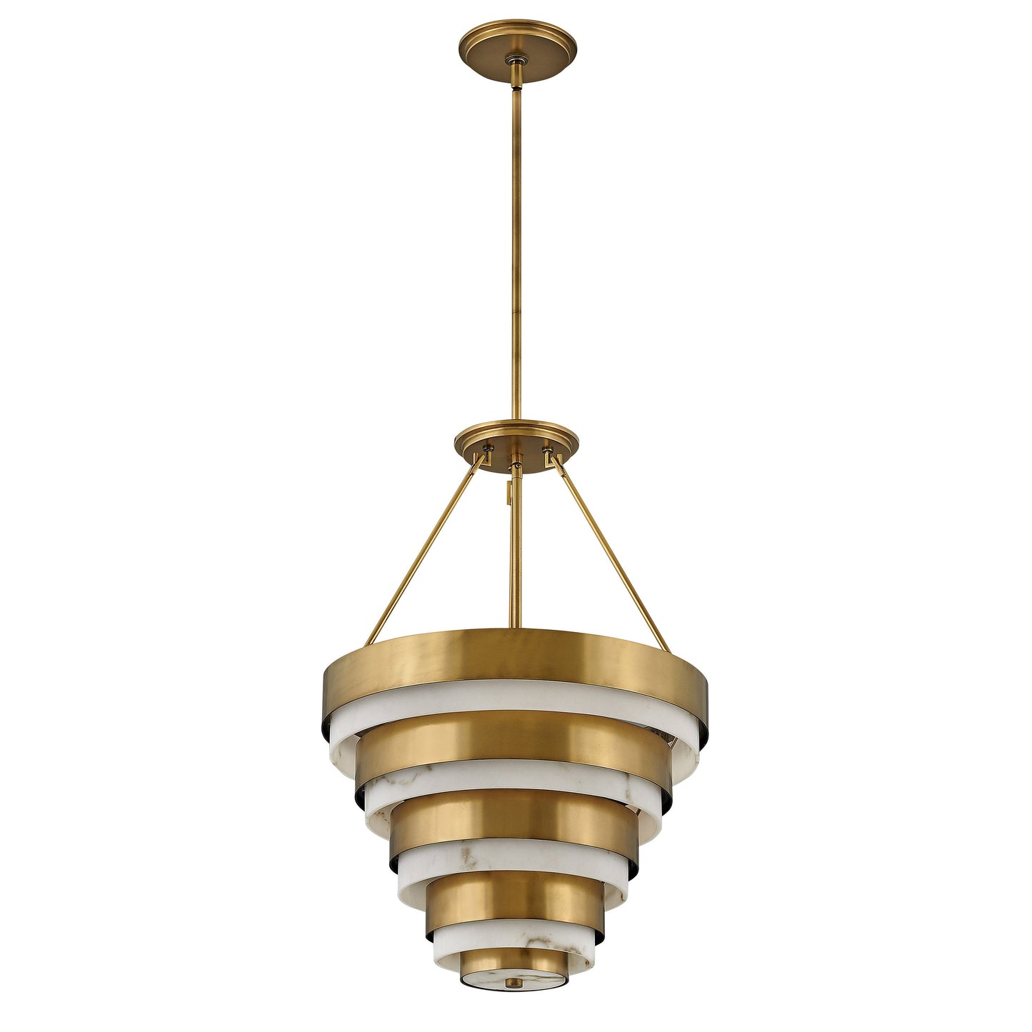 Beliorin Multi Tier Chandelier Steel & Glass 18"D