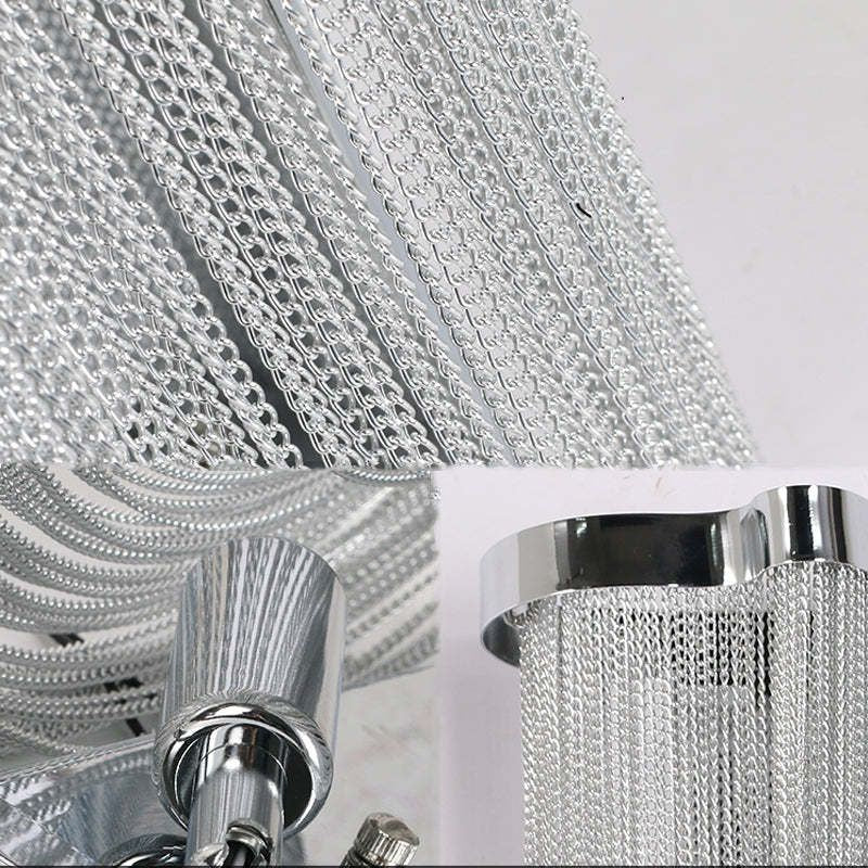 Ashley Aluminum Chain Tassel Wall Sconce - Richardrider