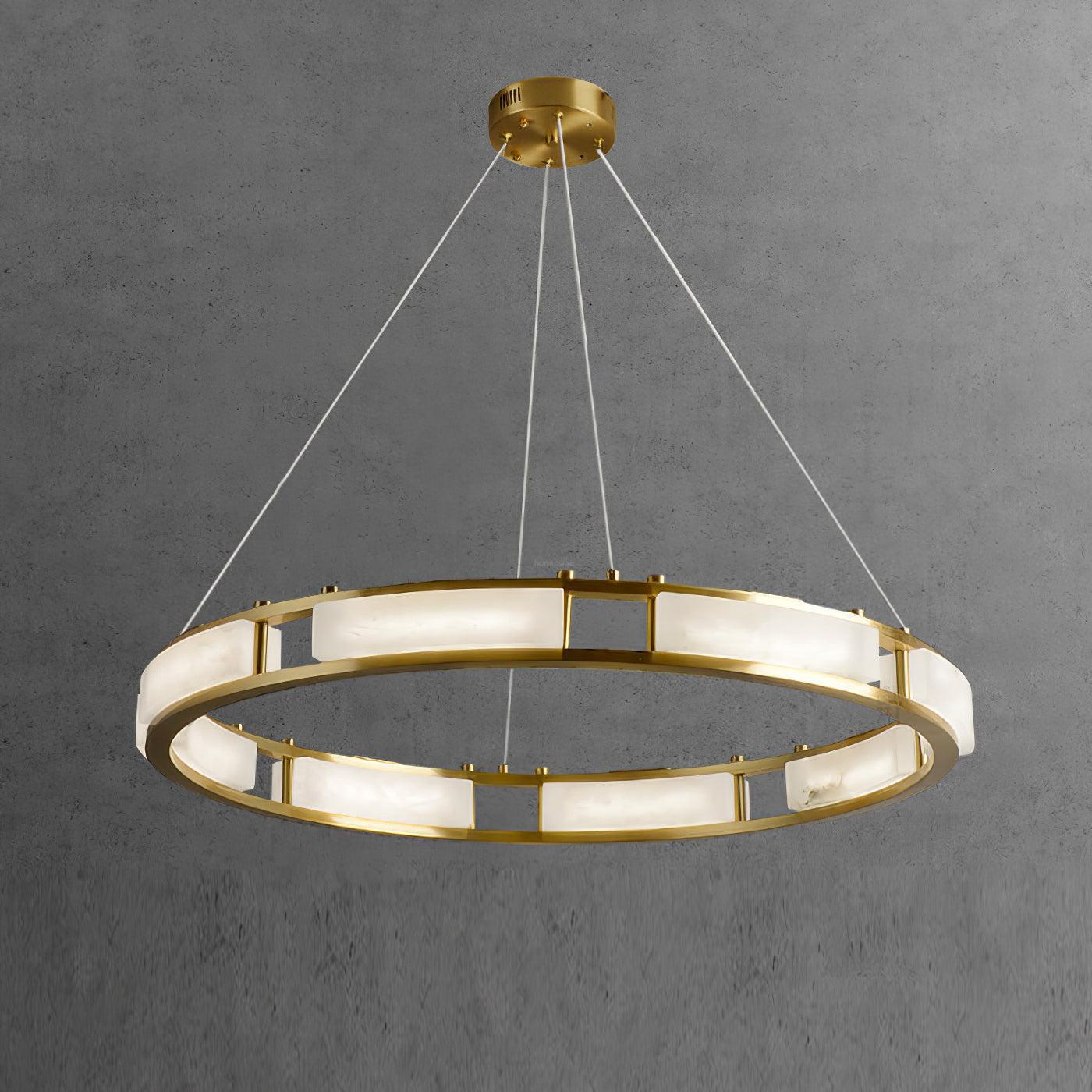 Qatar Alabaster Round Chandelier - Richardrider
