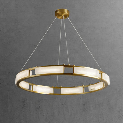 Qatar Alabaster Round Chandelier - Richardrider