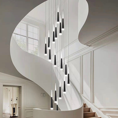 Spiral Staircase Chandelier Modern Style Ceiling Lamp Living Room Lighting Fixture