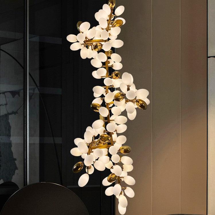 Large Branch Copper Chandelier with Grape Shape - Richardrider