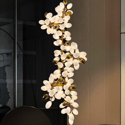 Large Branch Copper Chandelier with Grape Shape - Richardrider