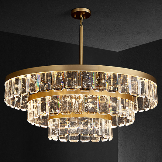 Rebecca Postmodern Multi Tier Crystal Chandelier - Richardrider